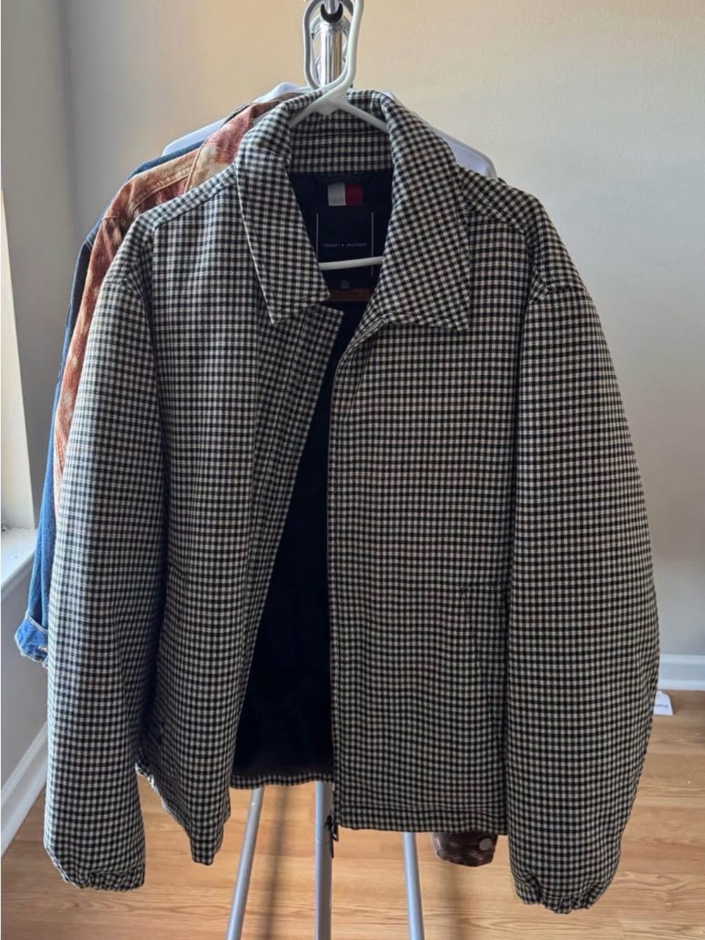 Tommy Hilfiger Houndstooth Men's Wool Jacket